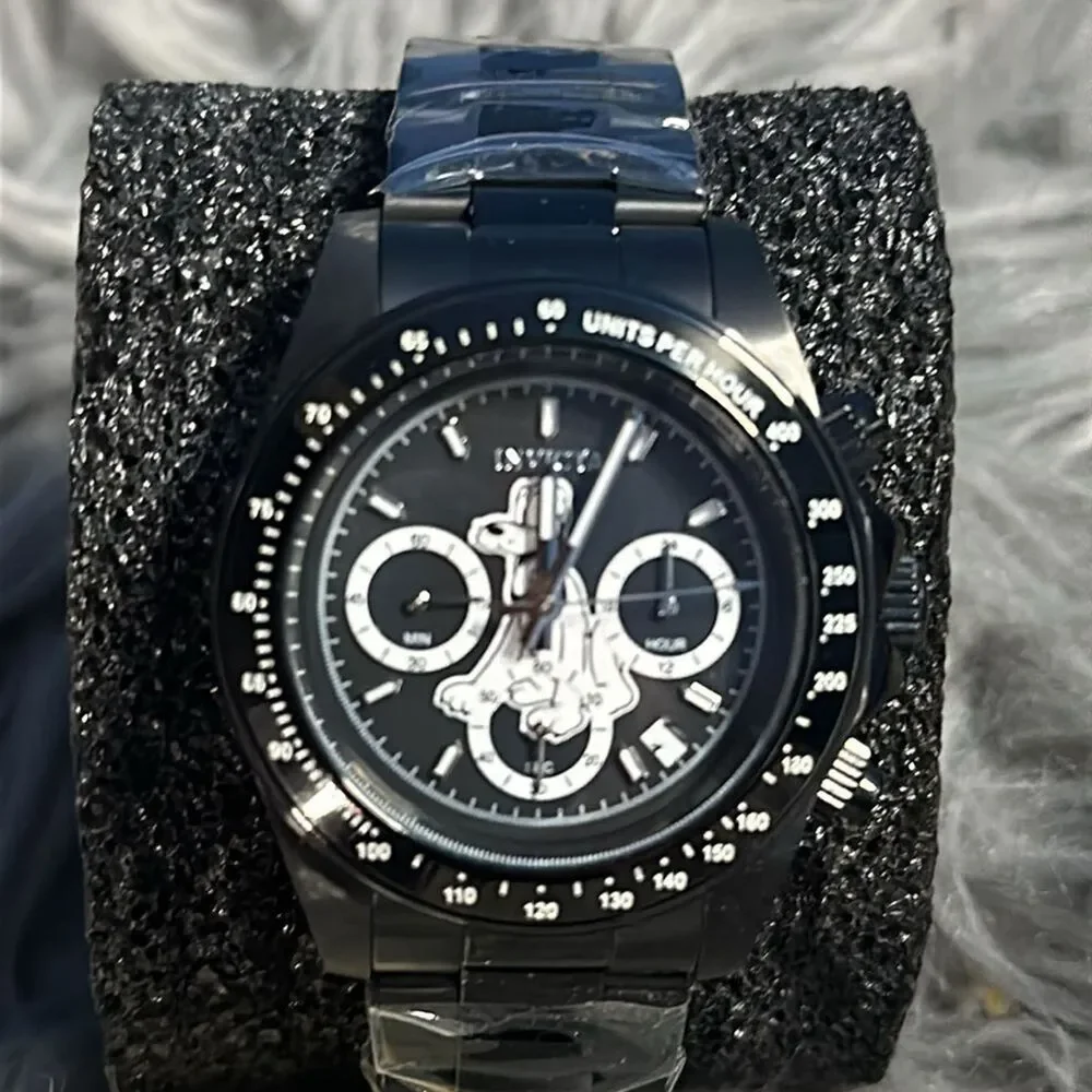 Invicta Disney Pluto Limited Edition Men's Watch 39.5mm Black Dial Stainless